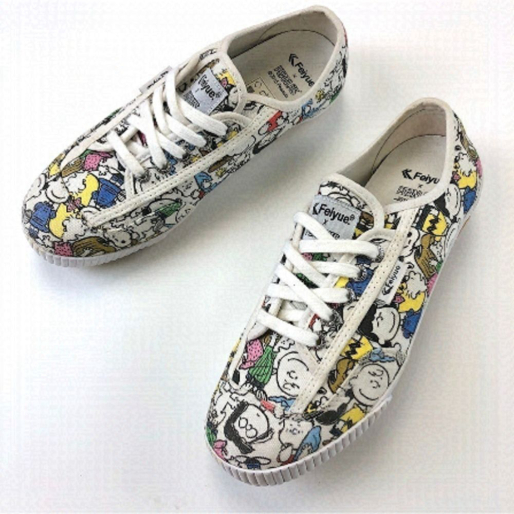 feiyue x Peanuts canvas print sneaker Size 7